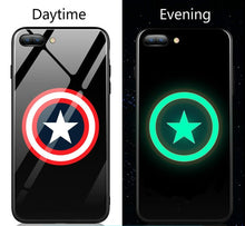 Load image into Gallery viewer, Marvel Luminous Glass iPhone Case