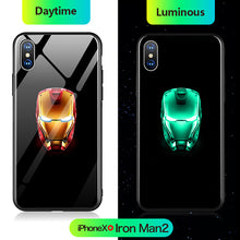 Load image into Gallery viewer, Marvel Luminous Glass iPhone Case