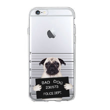 Load image into Gallery viewer, Cute Puppy Pug, French Bulldog Soft iPhone Case