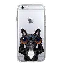 Load image into Gallery viewer, Cute Puppy Pug, French Bulldog Soft iPhone Case