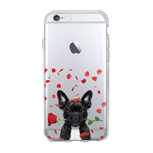 Load image into Gallery viewer, Cute Puppy Pug, French Bulldog Soft iPhone Case