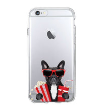 Load image into Gallery viewer, Cute Puppy Pug, French Bulldog Soft iPhone Case
